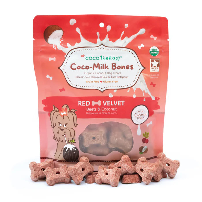 coco therapy - Coco-Milk Bones - Red Velvet, 6 oz