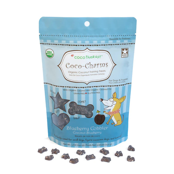 
                  
                    coco therapy - Coco-Charms Training Treats – Blueberry Cobbler, 5 oz
                  
                