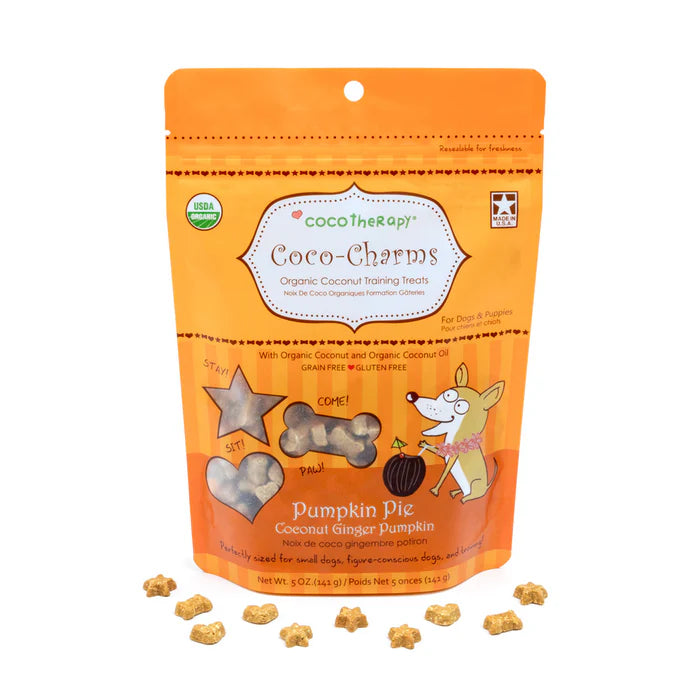 coco therapy - Coco-Charms Training Treats – Pumpkin Pie, 5 oz