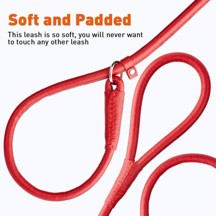 
                  
                    DOGLINE - Soft Round Leather Slip Lead
                  
                