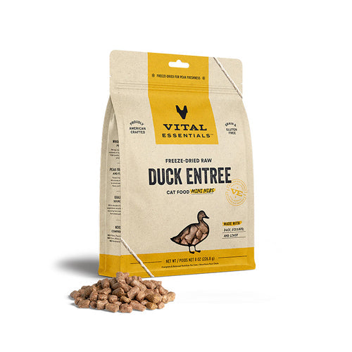 Vital Essentials - Cat - Freeze-Dried Raw Duck Entree Mini Nibs 8 oz