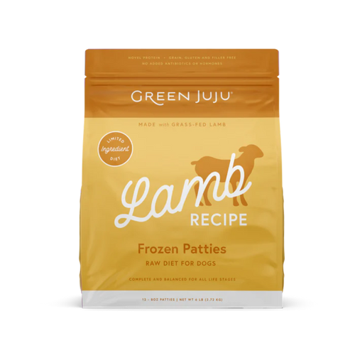 Green Juju - Lamb Recipe Frozen Patties 6lb (Frozen Food) (Only Deliver to Metro Vancouver)