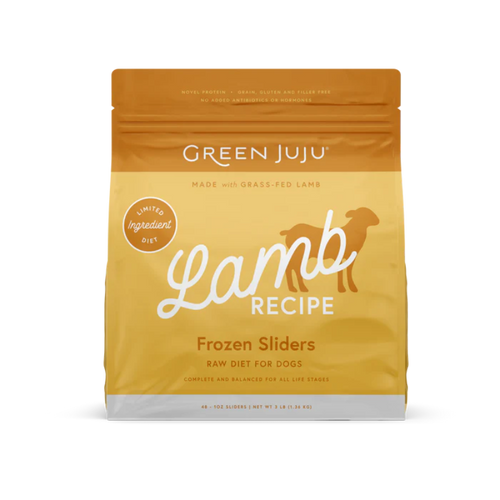 Green Juju - Lamb Recipe Frozen Sliders 3lb (Frozen Food) (Only Deliver to Metro Vancouver)