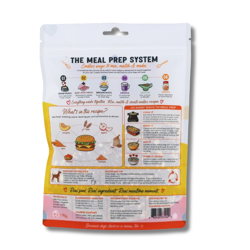 
                  
                    Grandma Lucy's - Meal Prep - Pawburger Helper - 8oz
                  
                