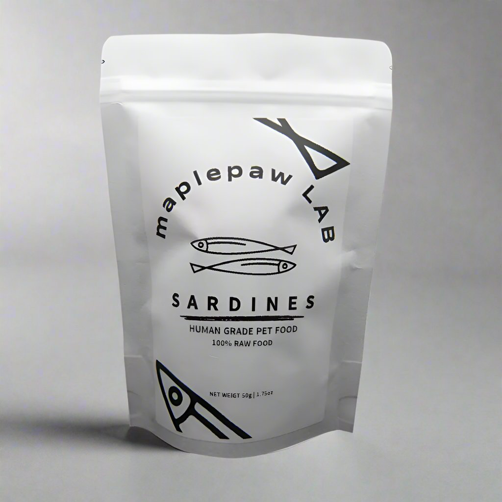 
                  
                    maplepaw LAB - Human grade 100% Sardines Treats for Dogs & Cats
                  
                