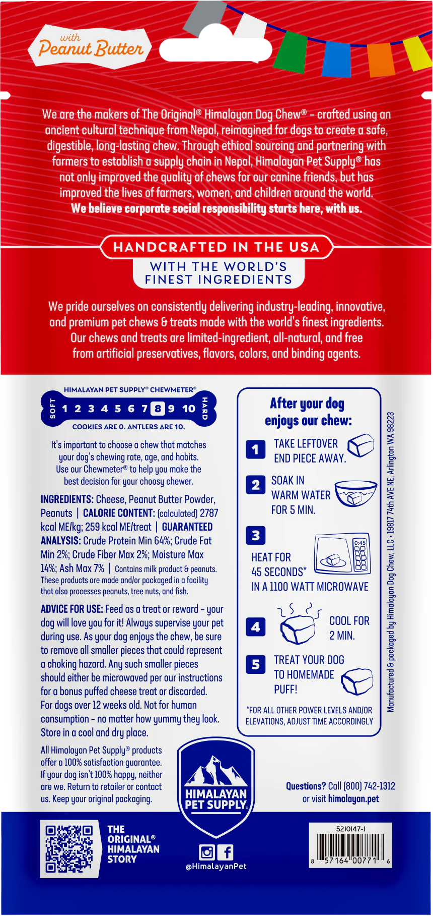 
                  
                    Himalayan Dog Chew - Peanut Butter
                  
                