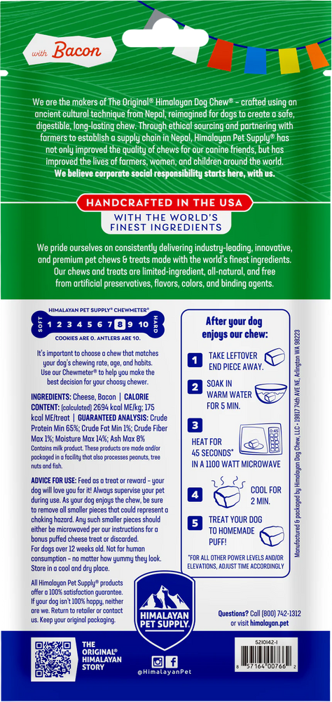 
                  
                    Himalayan Dog Chew - Bacon
                  
                