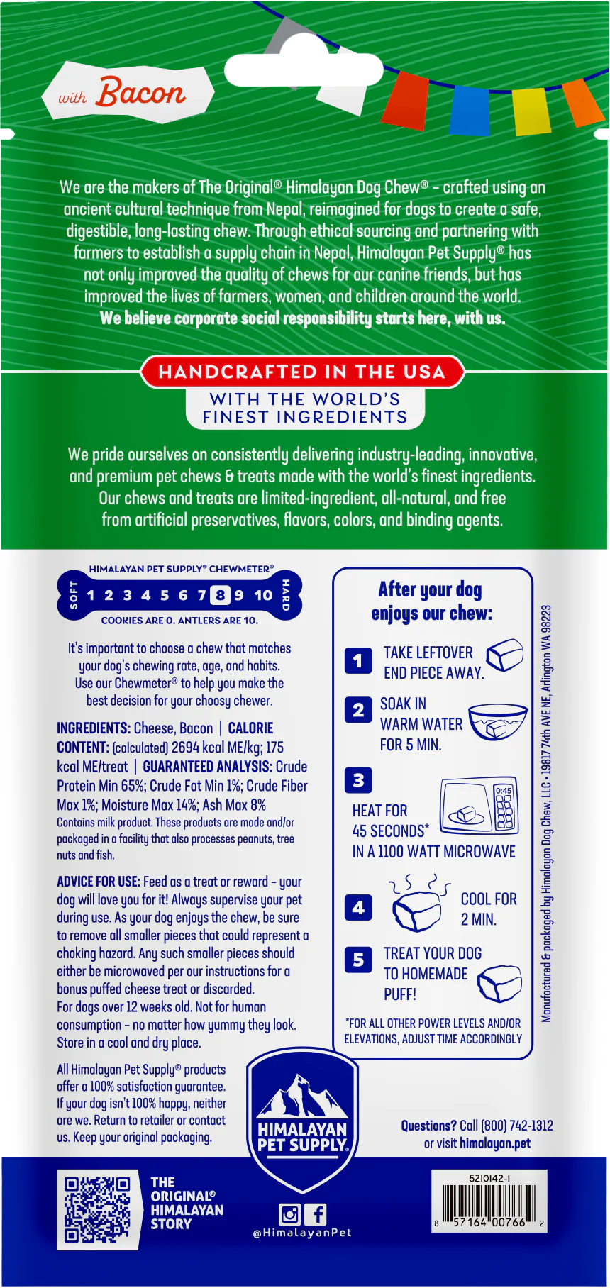 
                  
                    Himalayan Dog Chew - Bacon
                  
                