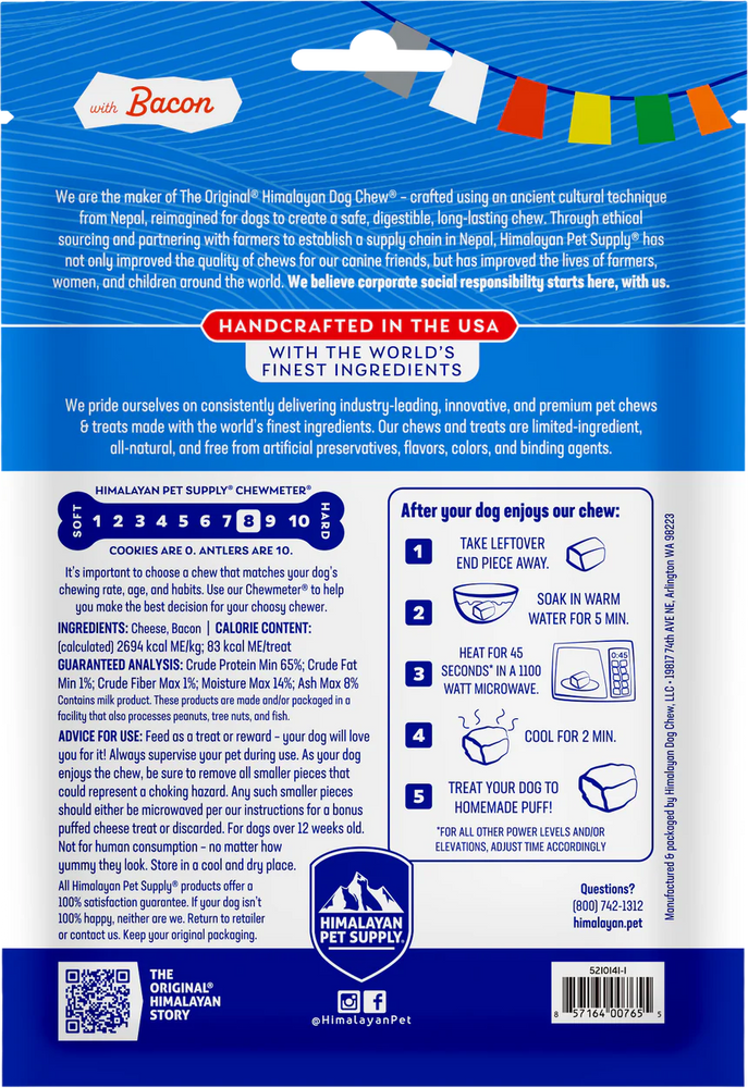 
                  
                    Himalayan Dog Chew - Bacon
                  
                