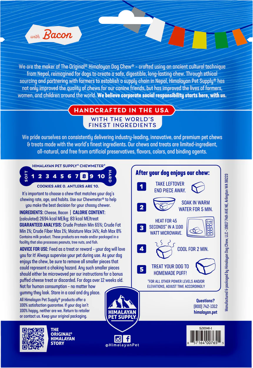 
                  
                    Himalayan Dog Chew - Bacon
                  
                