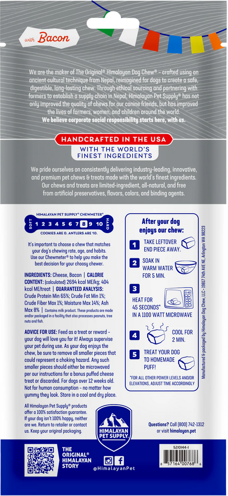 
                  
                    Himalayan Dog Chew - Bacon
                  
                