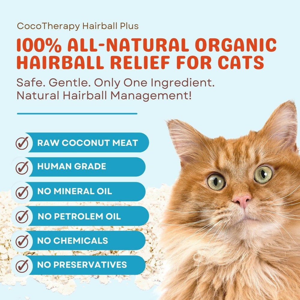 
                  
                    coco therapy - Hairball Plus Fiber for Cats – 7 oz pouch
                  
                