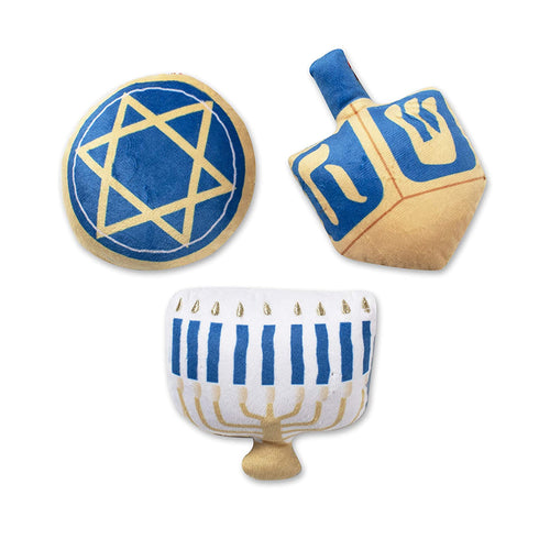 Fringe Studio - Hanukkah 3pc Small Dog Toy Set