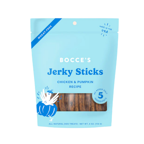 Bocce's Bakery - Jerky Sticks - Chicken Grazers - 4oz