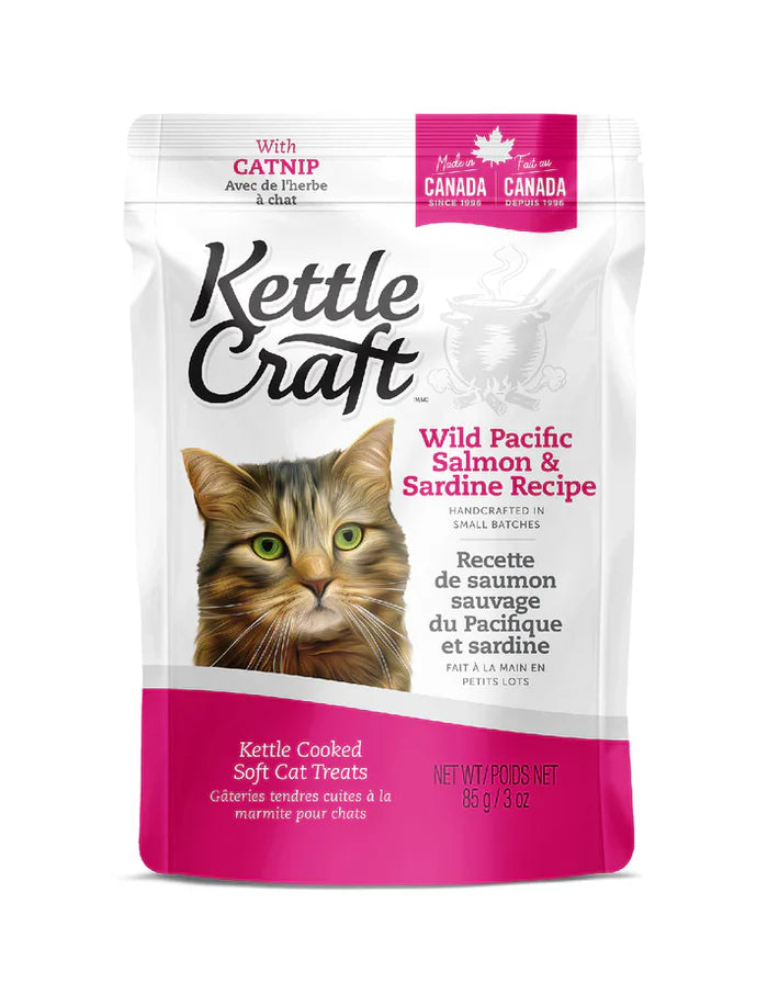 Kettle Craft - Cat - Wild Pacific Salmon & Sardine Treats - 85g – maplepaw