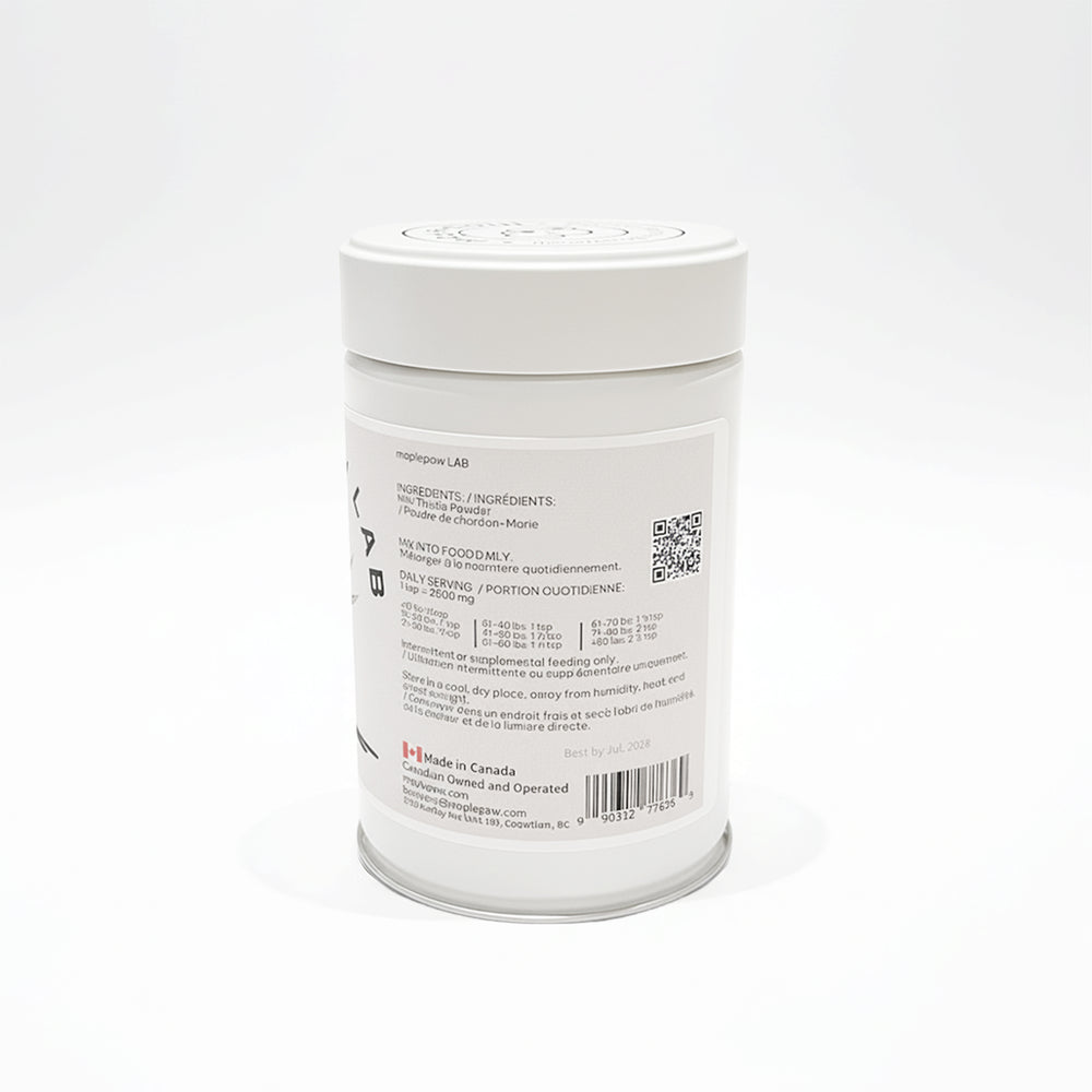 
                  
                    maplepaw LAB, 100% Milk Thistle Powder, Liver Support
                  
                