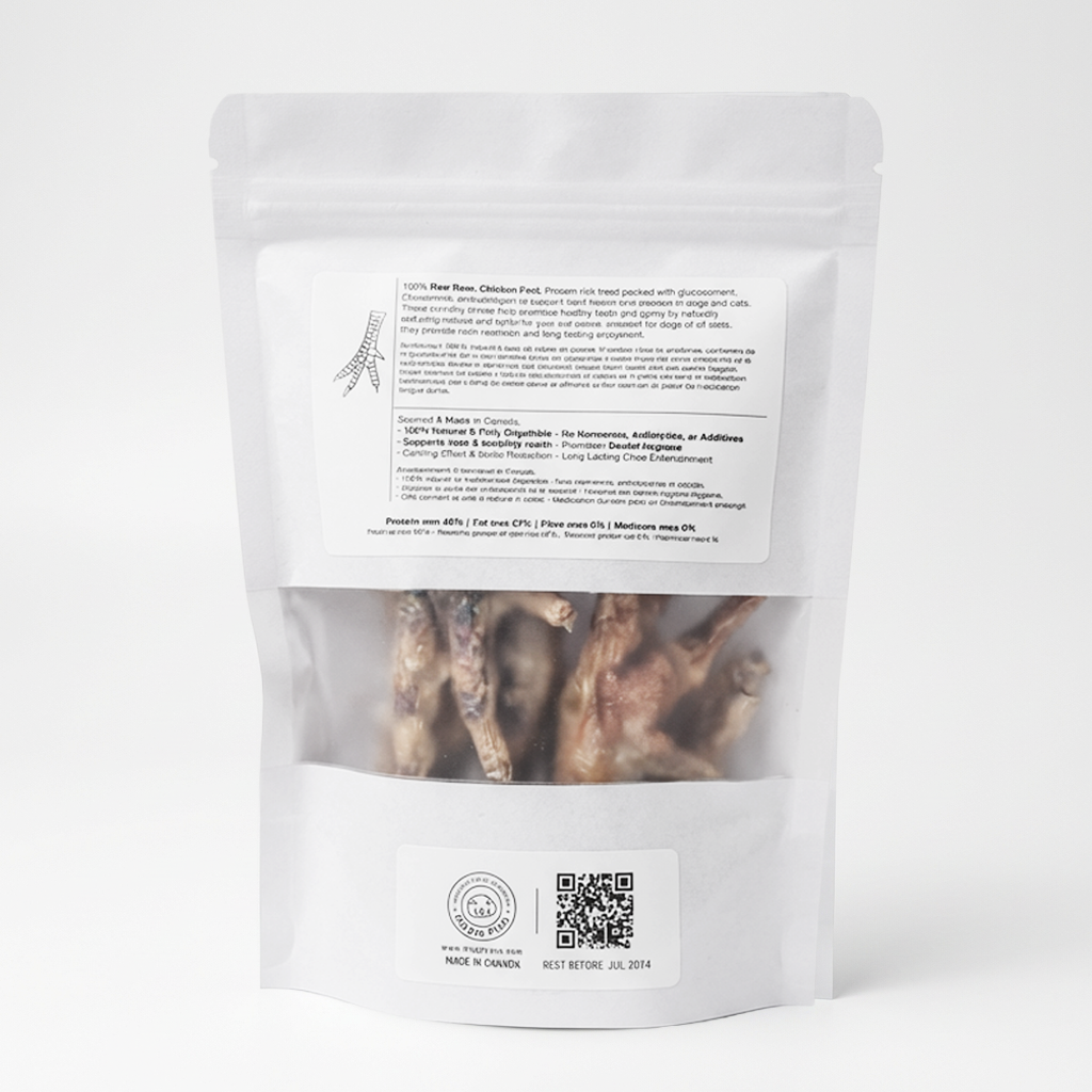 
                  
                    maplepaw LAB, Chicken Feet Dried Raw Treats 6PCS
                  
                