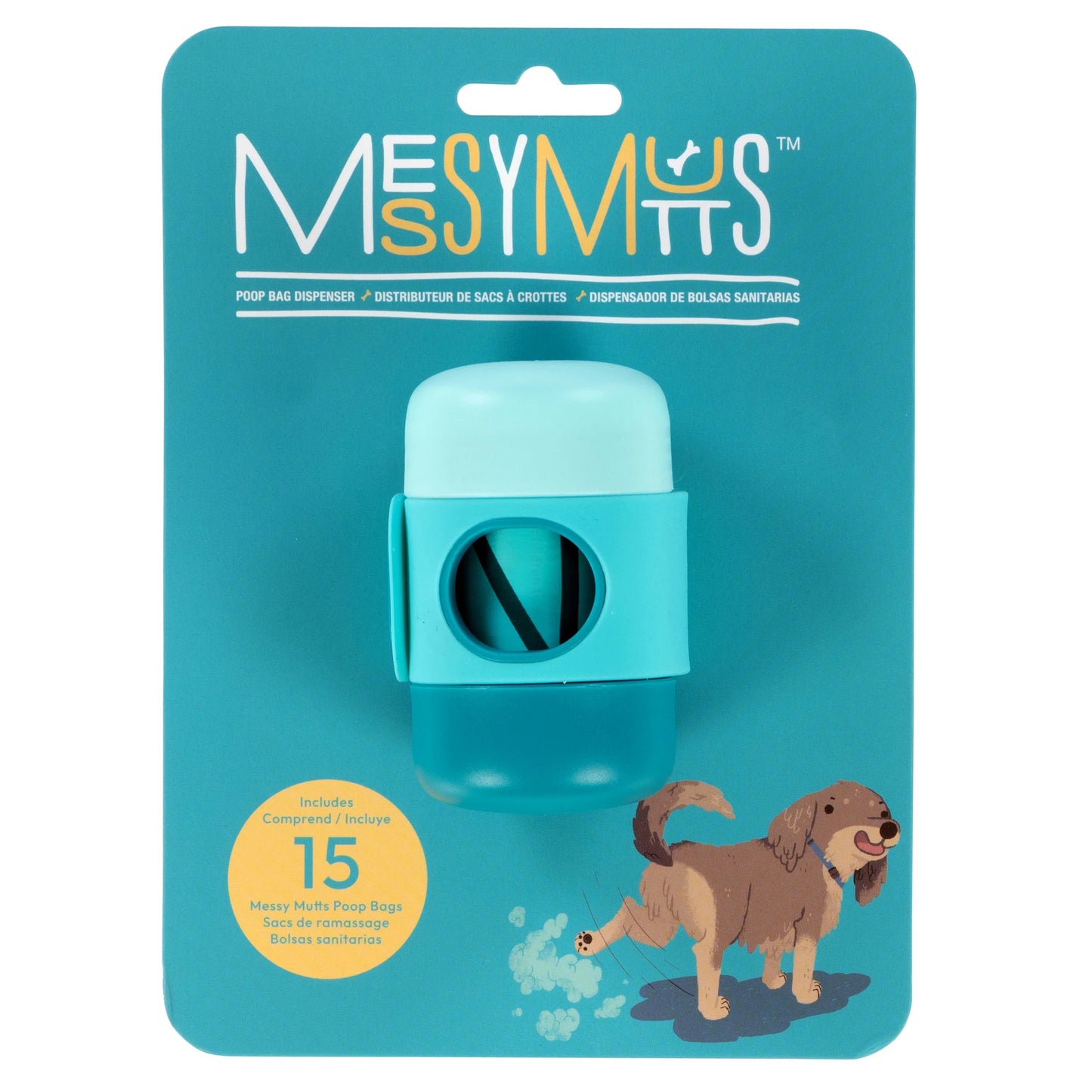 
                  
                    Messy Mutts - Poop Bag Dispensor with Silicone Strap
                  
                