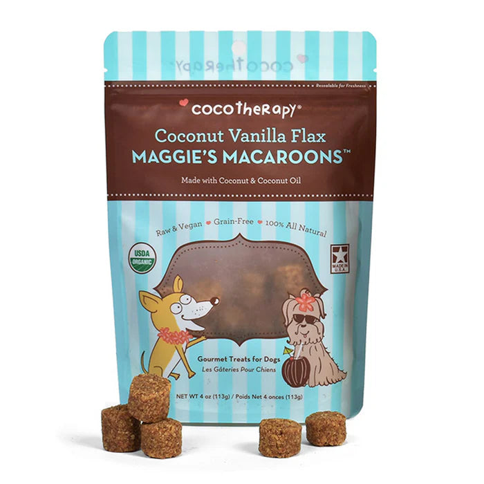 coco therapy - Maggie’s Macaroons – Coconut Vanilla Flax – 4 oz pouch