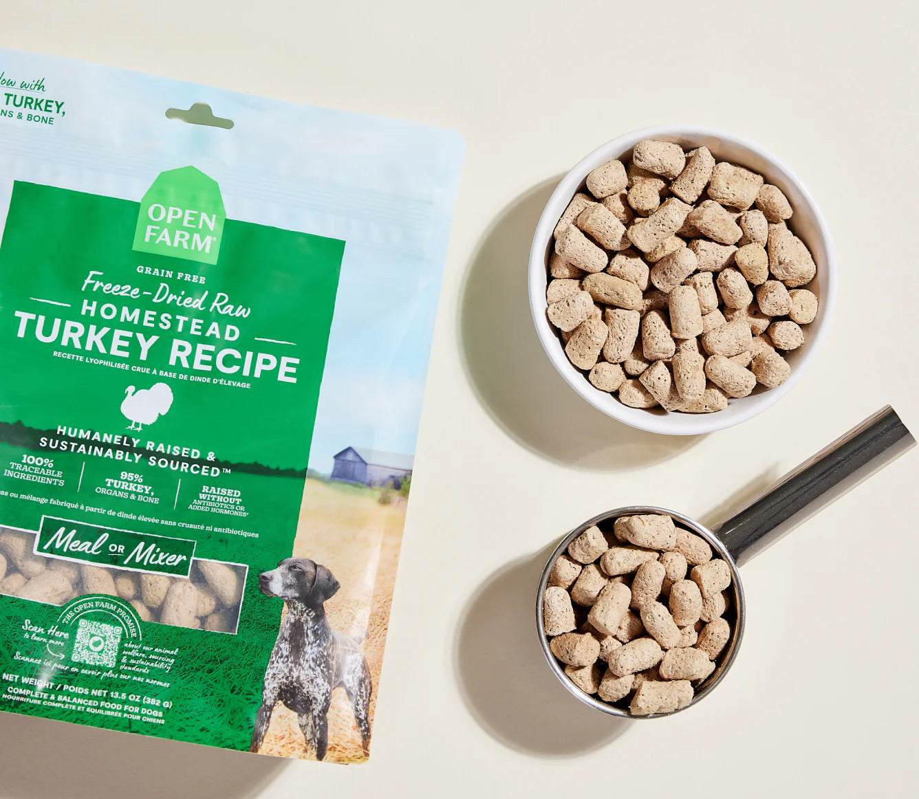 
                  
                    Open Farm - Dog Freeze-Dried Raw Homestead Turkey Morsels 13.5oz
                  
                