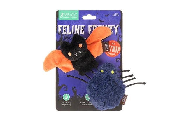 
                  
                    PLAY - Catnip - Toy - Feline Frenzy - Halloween - Creepy Critters (Set of 2)
                  
                