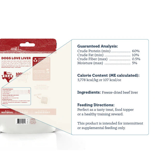 
                  
                    Four Leaf Rover - Beef Liver Treats
                  
                