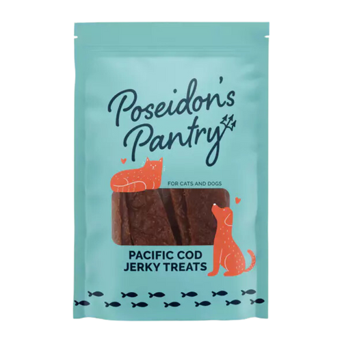 Poseidon’s Pantry Cod Jerky Treats – 3 oz