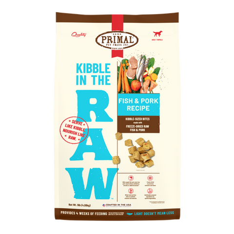 PRIMAL - Canine - Kibble in the Raw - Fish & Pork