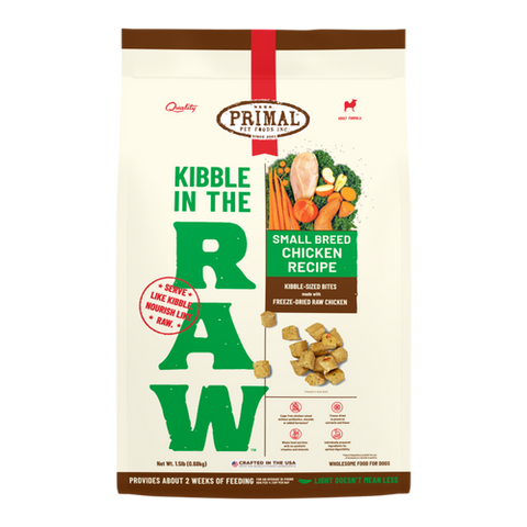 PRIMAL - Canine - Kibble in the Raw - Chicken - Small Breed