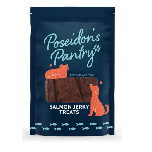 Poseidon’s Pantry Salmon Jerky Treats – 3 oz