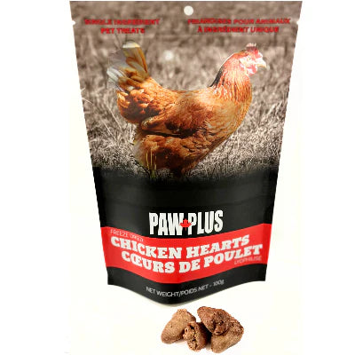 Paw Plus - Chicken Heart - 100g