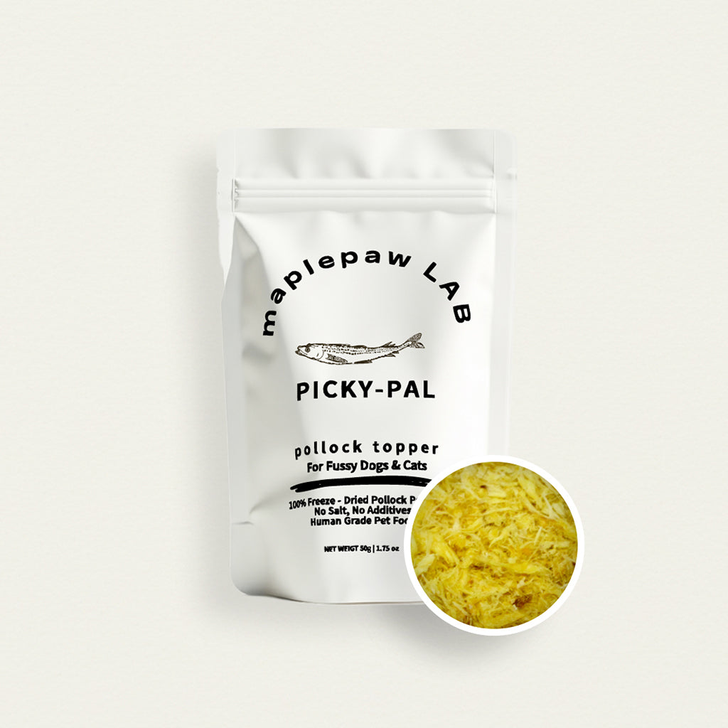 maplepaw LAB, PICKY-PAL Freeze-Dried Pollock Powder Topper