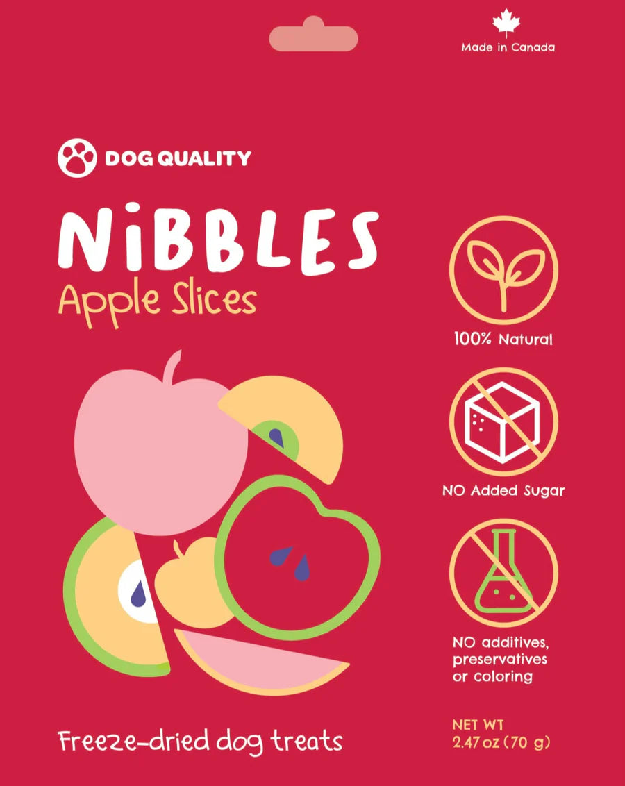 
                  
                    Dog Quality - Nibbles - Freeze dried - Apple Slices
                  
                