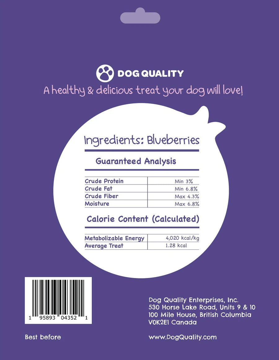 
                  
                    Dog Quality - Nibbles - Freeze dried - Blueberries
                  
                