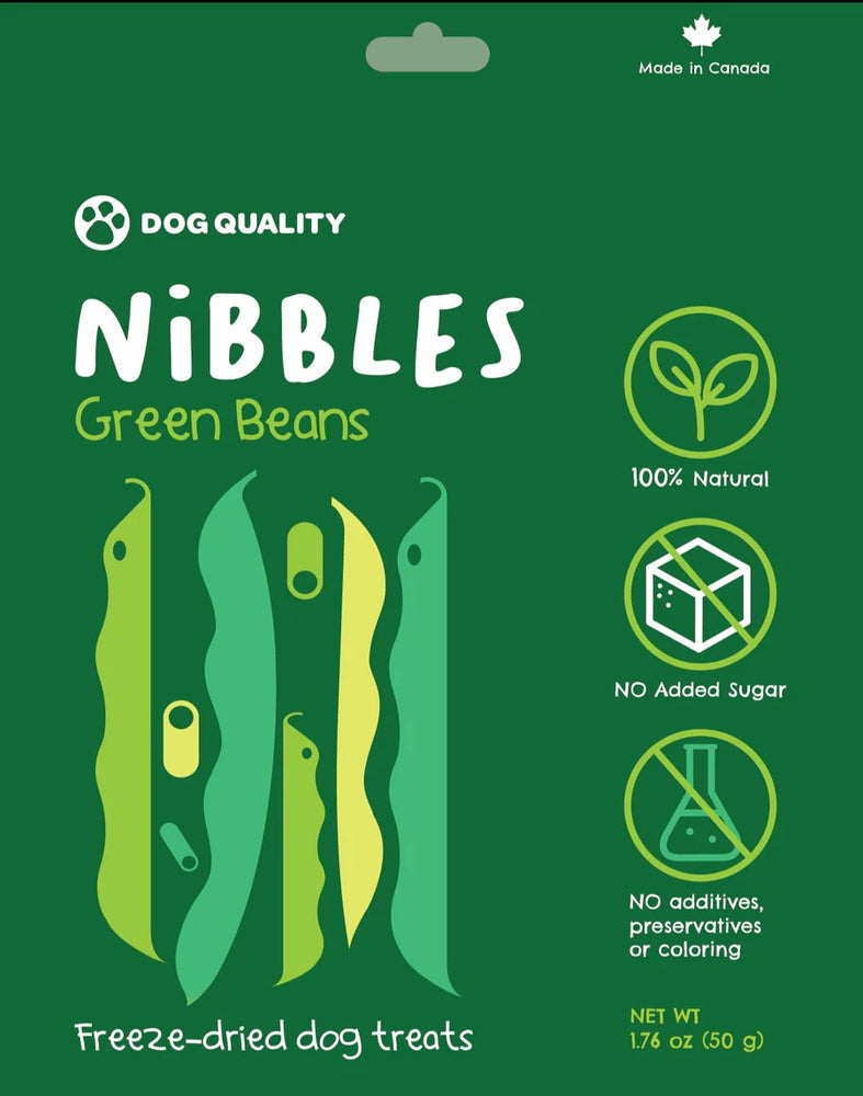 
                  
                    Dog Quality - Nibbles - Freeze dried - Green Beans
                  
                