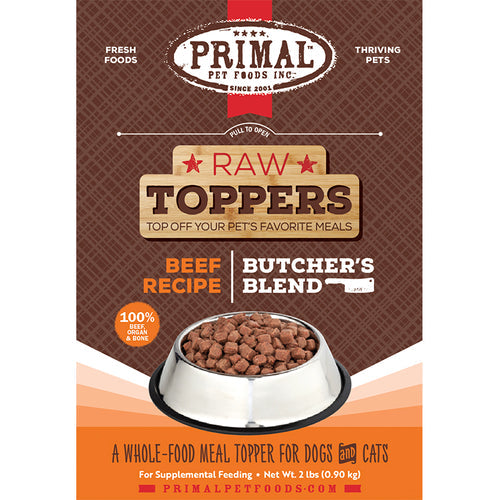 PRIMAL - Topper - Butcher's Blend - Beef (Frozen Food) (Only Deliver to Metro Vancouver)