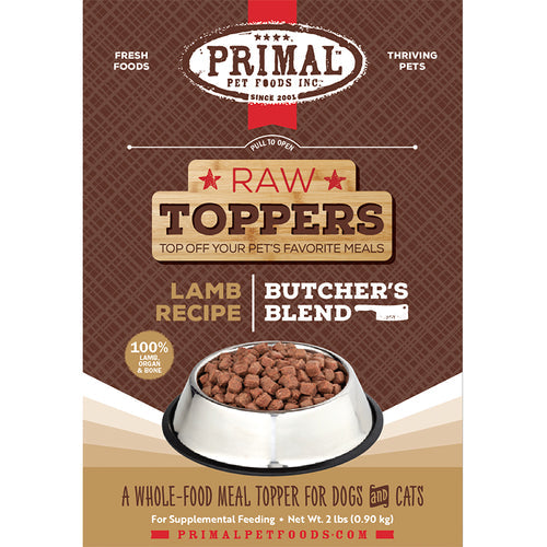 PRIMAL - Topper - Butcher's Blend - Lamb (Frozen Food) (Only Deliver to Metro Vancouver)