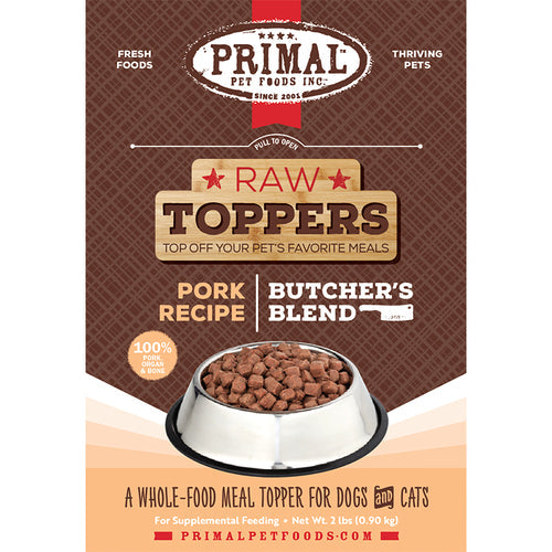 PRIMAL - Topper - Butcher's Blend - Pork (Frozen Food) (Only Deliver to Metro Vancouver)