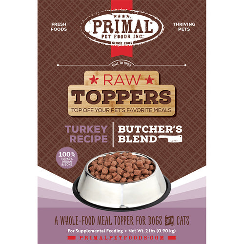 PRIMAL - Topper - Butcher's Blend - Turkey (Frozen Food) (Only Deliver to Metro Vancouver)