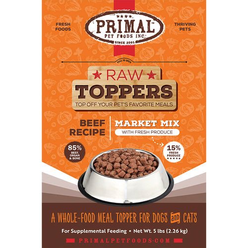 PRIMAL - Topper - Market Mix - Beef (Frozen Food) (Only Deliver to Metro Vancouver)