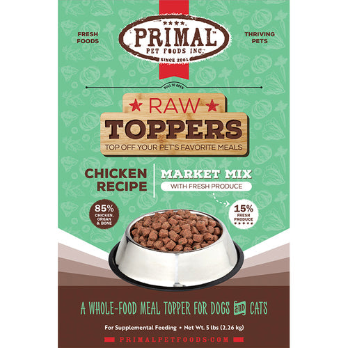 PRIMAL - Topper - Market Mix - Chicken (Frozen Food) (Only Deliver to Metro Vancouver)