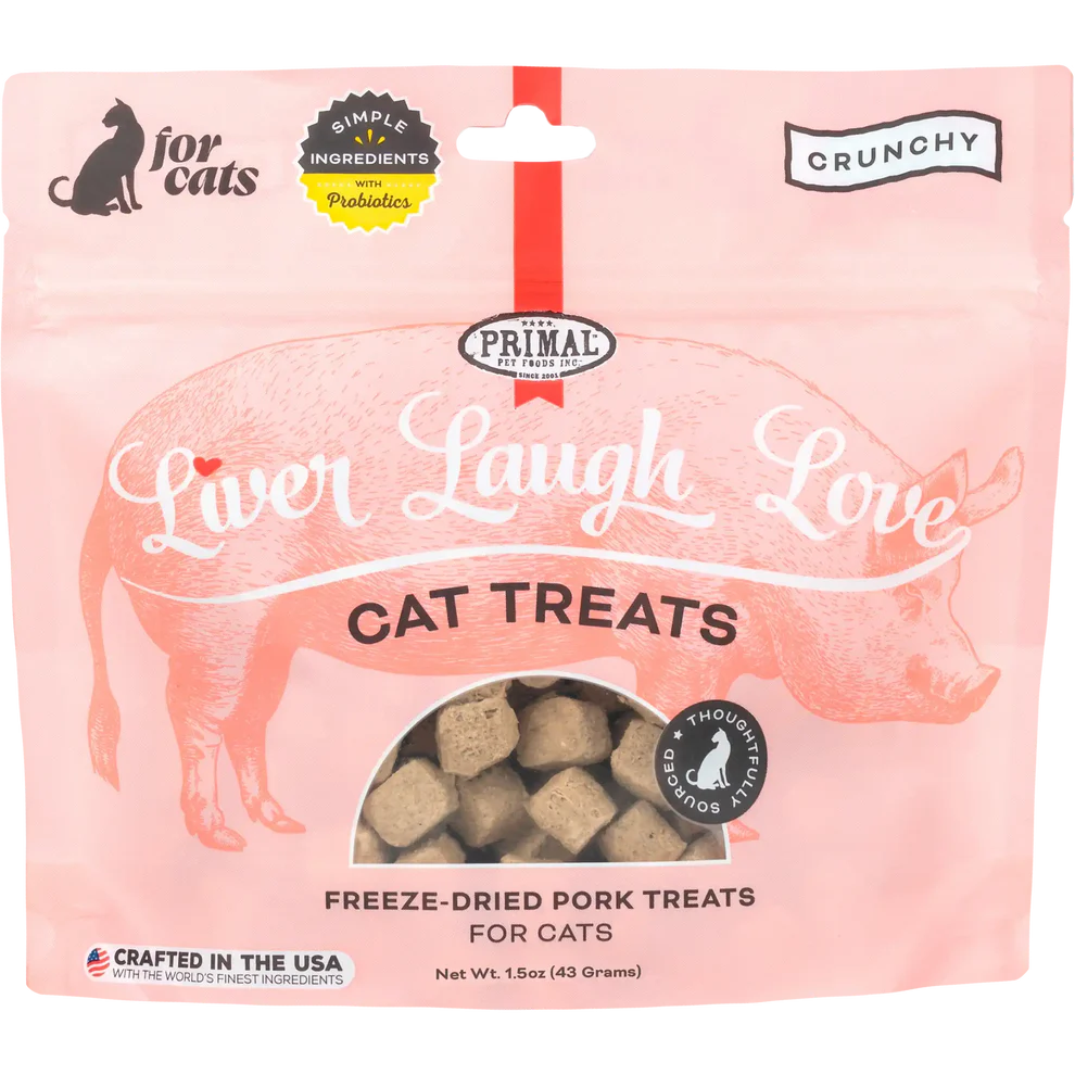 Primal - Liver, Laugh, Love For Cats! Simply Pork