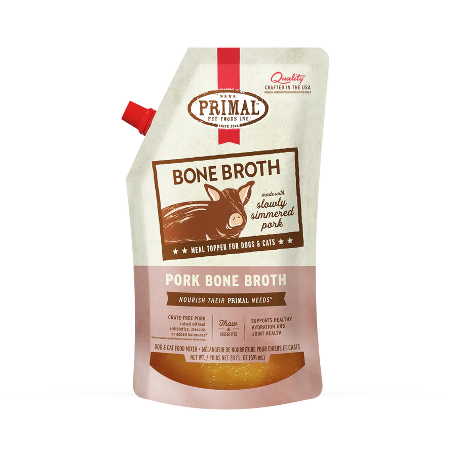 PRIMAL - Bone Broth - Pork - Case/4 (Frozen Food) (Only Deliver to Metro Vancouver)