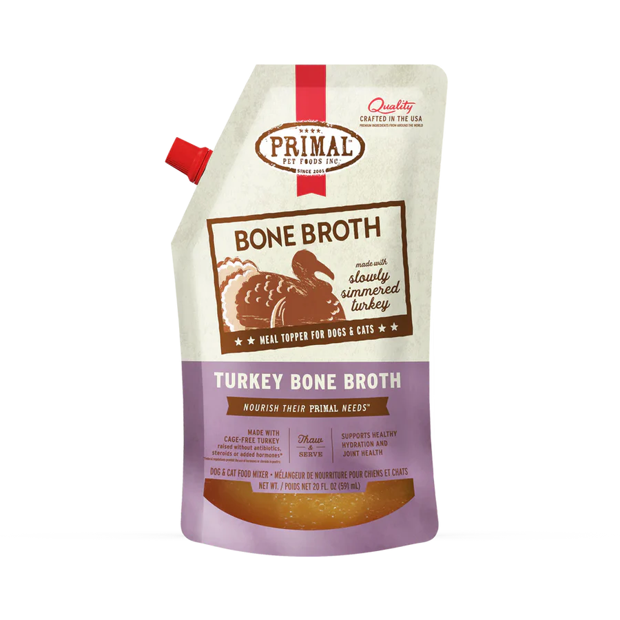 PRIMAL - Bone Broth - Turkey - Case/4 (Frozen Food) (Only Deliver to Metro Vancouver)