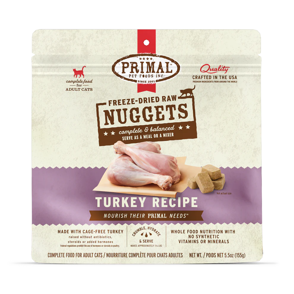 Primal - Feline - Turkey Freeze-Dried Formula