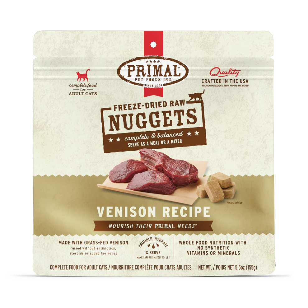 Primal - Feline - Venison Freeze-Dried Formula