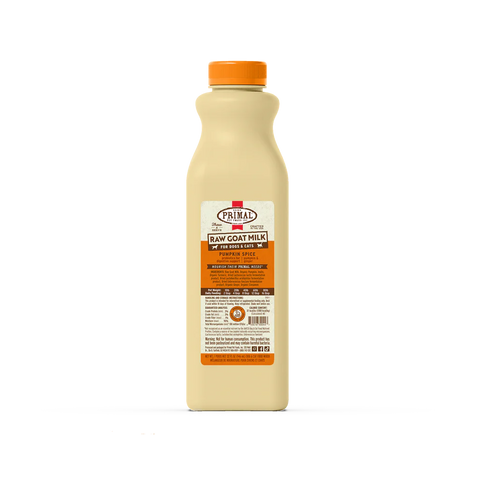PRIMAL - Raw Goats Milk - Pumpkin Spice 32oz (Frozen Food) (Only Deliver to Metro Vancouver)