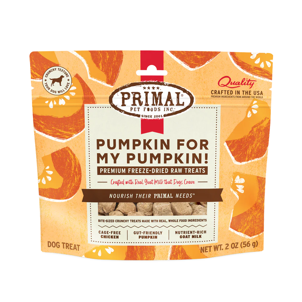 
                  
                    PRIMAL - Canine - Treats - Pumpkin for my Pumpkin - Chicken & Pumpkin with Goat Milk
                  
                