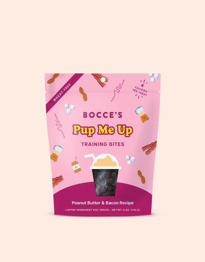 
                  
                    Bocce's Bakery - Training Bites - Pup Me Up Shake - 6oz
                  
                