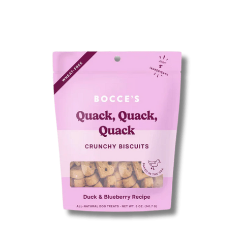 Bocce's Bakery - Biscuits - Quack Quack Quack - 5oz